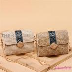 【人気商品】かごバッグ レディース ショルダーバッグ 斜めがけ　麦わらバッグ ピクニック 海 ビーチストリート 夏バッグ 麦わらバッグ 軽量 かわいい