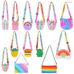 ショッピングスクイーズ プッシュポップ バブル バッグ ショルダーバッグ ストレス解消グッズ 無限プチプチ スクイーズ玩具 知育 ポップイット プッシュポップ