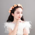  цветок . цветок .... Tiara лента-ободок головной убор Kids ребенок девочка аксессуары для волос украшение для волос лента цветок девушка кольцо девушка свадьба 