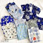 ショッピング甚平 女の子 こども服 甚平 浴衣 男の子 女の子 綿100％ 夏トドラーサザンクロス甚平セレクション キッズ 子供 ベビー ギフト レトロ 古典花火 金魚 夏祭り