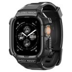 Apple Watch Ultra2 バンド 49mm 45mm 44mm 42mm 一体型 耐衝撃 PC TPU 二重構造 スポーツバンド 落下 衝