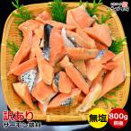 無塩 骨取り 訳ありサーモン 端材 800g前後 (400g前後×2袋) 鮭(サケ)