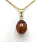 真珠ペンダントトップパール淡水真珠...