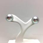 真珠 ピアス パール アコヤ真珠 スタッド 真珠ピアス パールピアス 8.5-9.0mm K18 ホワイトゴールド 65932