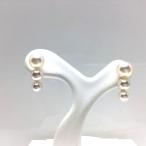真珠 ピアス パール アコヤ真珠 スタッド 真珠ピアス パールピアス 5.4mm・4.2mm・3.6mm K18 イエローゴールド 66571