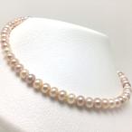 真珠 ネックレス パール 淡水真珠 真珠ネックレス パールネックレス 7.0-7.5mm 73953