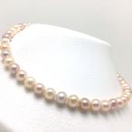ショッピング真珠 真珠 ネックレス パール 淡水真珠 真珠ネックレス パールネックレス 8.0-8.5mm 79519
