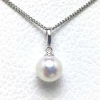 真珠 ペンダントトップ パール アコヤ真珠 真珠ペンダント パールペンダント 7.5-8mm Pt900 79547