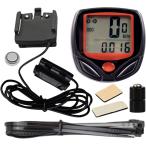 日本語取説付  自転車サイクルメーター 速度 走行距離 走行時間計測 防水 イクルコンピューター 自転車 スピードメーター