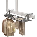 ショッピングベランダ 物干しラック 窓枠 手すり ベランダ用、引っ掛けタイプ 乾燥ラック、布団も干せる タオルハンガー 屋外 洗濯ハンガー、省スペース 物干し台 ハンガーラック 物干