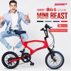 ミニベロ 16インチ MTB コンパクト シマノ フルサスペンション Wサス プレゼント 初心者 通勤 通学  EIZER MINIBEAST