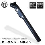 シートポスト フルカーボン 超軽量 振動吸収性 27.2mm、31.6mm マウンテンバイク ロードバイク 自転車 スポーツバイク