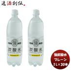 友桝 強炭酸水 １Ｌ ＰＥＴ 1L × 2ケース / 30本 炭酸水 プレーン 人気 刺激 割り材 飲料 料理 健康 美容 アレンジ