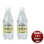 友桝 強炭酸水レモン 500ml PET 500ml × 2ケース / 48本 炭酸水 檸檬 人気 刺激 割り材 飲料 料理 健康 美容 アレンジ