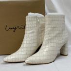 Ungrid アングリッド ショートブーツ ブーツ Boots Short Boots ポインテッドアニマルブーツ 11951819101 MKSW0021479 wht 10042985