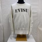 ショッピングEVISU EVISU エヴィス 長袖 トレーナー Sweat, Sweatshirt YAMANE ヤマネ ステンシロゴ クルーネックトーレーナー スウェット 両面プリント 両Vガ 10096143