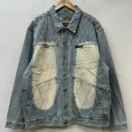 USED 古着 ジャンパー、ブルゾン ジャケット、上着 Jacket ENYCE エニーチェ ビッグサイズ キルティングヨーク デニム ワーク 10100416