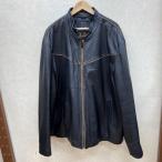 ショーンジョン 90s 00s ビッグサイズ 3XL レザー ライダースジャケット - 10101865 10101865