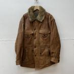 USED 古着 レザージャケット ジャケット、上着 Jacket ixi:z イクシーズ 羊革 ラム レザー ミリタリー ファー ジャケット 10102928