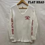 The Flat Head ザ・フラットヘッド 長袖 Tシャツ T Shirt  THE FLAT HEAD sport wear 長袖 カットソー サーマル ロンT Vネック 38 10103653