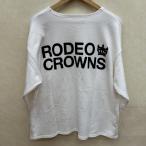 Rodeo Crowns ロデオクラウンズ 長袖 トレーナー Sweat, Sweatshirt 420EAR90-1040 バック ビッグロゴ オーバーサイズ 薄手 10103979