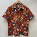 USED 古着 半袖 シャツ、ブラウス Shirt, Blouse dano HONOLULU ハイビスカス柄 ポリエステル アロハ 10105666