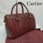 Cartier カルティエ ボストンバッグ ボストンバッグ Traveling Bag マストライン ミニ ボストン バッグ ゴールド金具 10106461