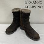 ERMANNO SCERVINO エルマンノ シェルビーノ ショートブーツ ブーツ Boots Short Boots サイドジップ ムートン ブーツ ファー レザー 防寒  10107962