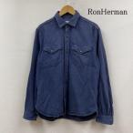 ショッピングロンハーマン RonHerman ロンハーマン 長袖 シャツ、ブラウス Shirt, Blouse 長袖 シャツ ブラウス Shirt ロングスリーブ 胸ポケット スナップボタン 10108398