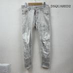 DSQUARED2 ディースクエアード2 デニム、ジーンズ パンツ Pants, Trousers Denim Pants, Jeans ダメージ ブリーチ加工 デニム パンツ Tidy  10125406