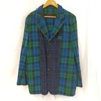 コムデギャルソンオム COMME des GARCONS HOMME コムデギャルソンオム チェック切替 ウールテーラード S 10130406 10130406