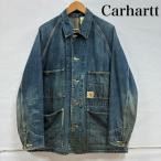 カーハート 80's 100周年タグ カバーオール デニム ジャケット ワーク ヴィンテージ 40 10133227 10133227