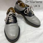ドクターマーチン PC05M SADDLE SHOES サドル ドレス シューズ バイカラー レザー ネイビー グレー UK:9 10135721 10135721