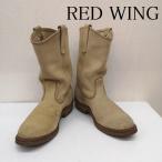 レッドウィング USA製 06年製 8156 スエード ペコス ホーソーン タンラフアウト プルオン ブーツ US：7.5 10140046 10140046