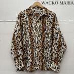 ワコマリア 22AW HAWAIIAN SHIRT レオパード 総柄 開襟 レーヨン シャツ ヒョウ柄 S 10141101 10141101