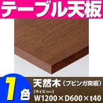 テーブル天板 天然木 ブビンガ突板 共巻仕上げ T-0065 W1200×D600×t40 ／ テーブル 天板 パーツ テーブル天板 机 DIY