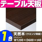 テーブル天板 天然木 ウエンジ突板 共巻仕上げ T-0067 W1200×D600×t40 ／ テーブル 天板 パーツ テーブル天板 机 DIY