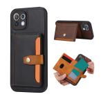 ショッピングmi 11 lite 5g Xiaomi Mi 11 Lite 5G ケース/カバー カード収納付き レザー調 シンプル 背面保護ケース シャオミ 11 ライト 5G ハードケース/カバー アンドロイド