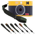 ショッピング200MS Kodak Mini Shot 3 RETRO ストラップ MS200 / MS300 / C210R / C300R ハンドストラップ 落下防止 片手巻き 手首 一眼レフ リストストラップ  取り外し簡単