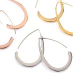 Yahoo! Yahoo!ショッピング(ヤフー ショッピング)金属アレルギー対応 フックピアス ティアドロップ ビッグアーチ カラー全3色 ステンレス SUS316L w1s15g-f001（ND）