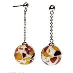 Yahoo! Yahoo!ショッピング(ヤフー ショッピング)フュージョンアンバーが揺れる スタッドピアス レディース ステンレス 316L SUS316L 琥珀 hm001 （ND）