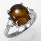 プレゼントキャッツアイリング7.85ctプラチナPT900ダイヤモンド指輪...