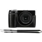 リコー 用 Ricoh 用 GR III/GR IIIx/GR IV 用 カメラ ケース ITARUKEN PUレザー gr iii gr iv ショルダーストラップ付き ブラック