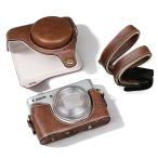  Canon для Canon PowerShot SX740 HS SX730 HS SX720 HS для камера кейс PU кожа sx740 sx730 sx720 hs защитный корпус плечо с ремешком Brown 