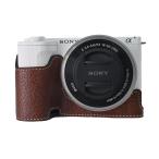 Sony ZV-E10 Mark II для Sony zv-e10 2 плата камера кейс Canon PU кожа все защита type штатив дыра имеется плечо с ремешком . Brown 