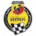 Abarth 695 TRIBUTO Ferrari ステッカー(メタル調ベース)　16530