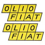 OLIO フィアットステッカー(2枚セット) 16546