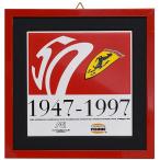 フェラーリ創立50周年記念額装セラミック　22164
