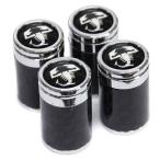 アバルト バルブキャップ(スコーピオン/カーボンルック)　22397