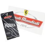 フェラーリ Ferrari Finali Mondiali 2019 ステッカー&amp;パドックパスセット　22696